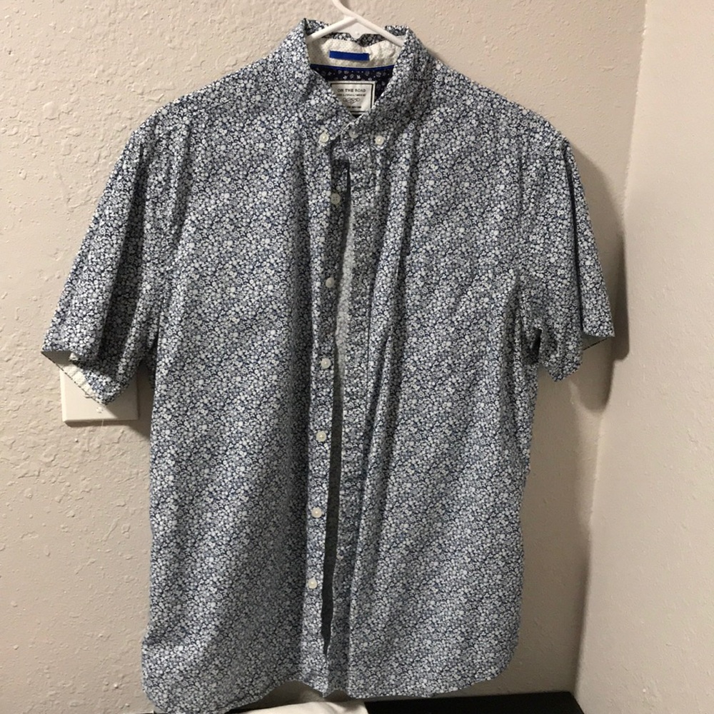Floral button down